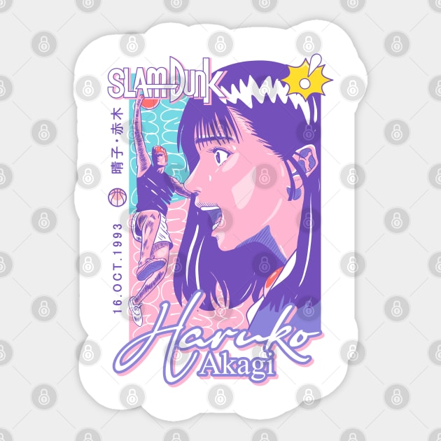 Haruko Akagi Sticker by Marston Store